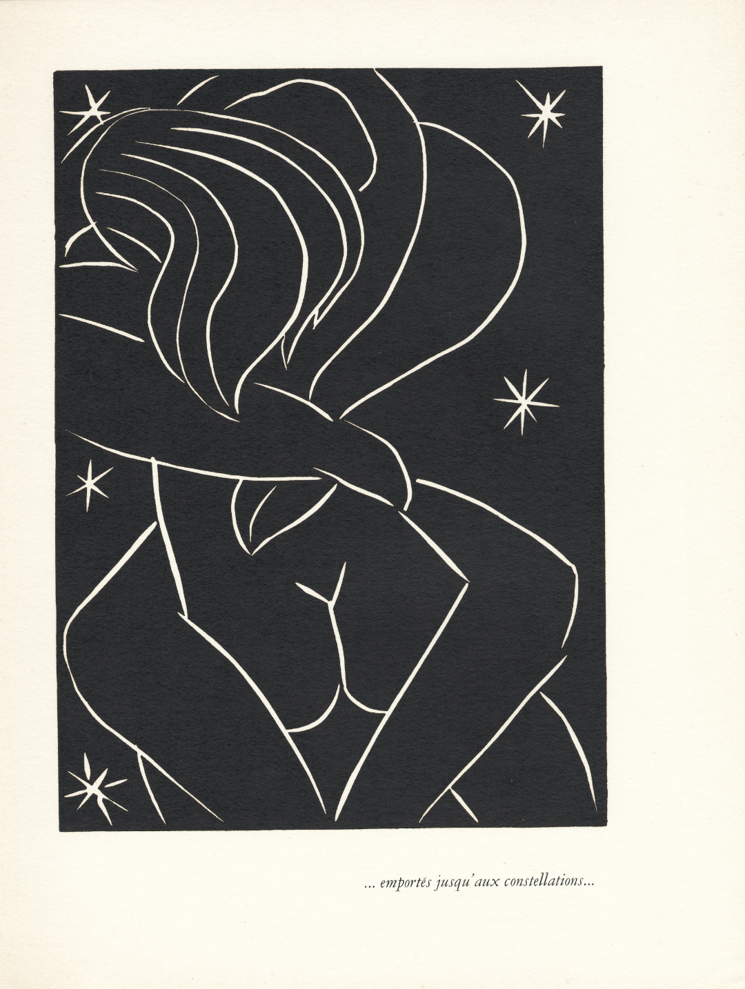‘… emportés jusqu’aux constellations…’, (1944) by Henri Matisse. As reproduced in The Art of the Erotic