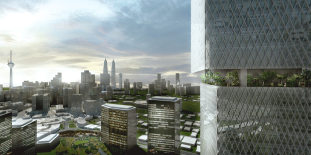 The Kuala Lumpur Signature Tower by Bjarke Ingels Group