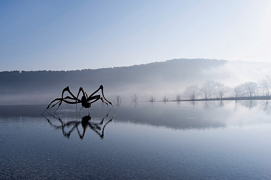 Crouching Spider, 2003, by Louise Bourgeois, Château La Coste, France, as reproduced in Destination Art