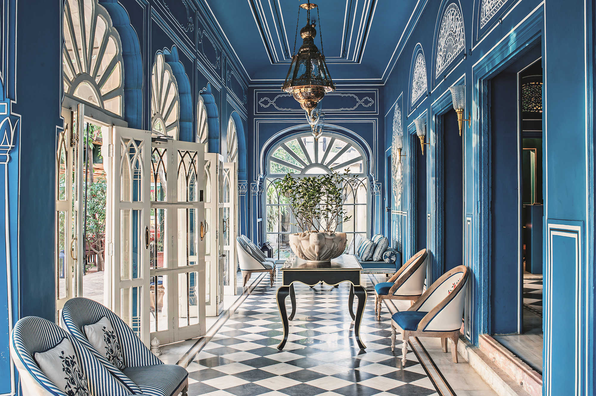 Marie-Anne Oudejans: Bar and Caffé Palladio, Jaipur, India, 2013. Photo by Henry Wilson, courtesy of Marie-Anne Oudejans