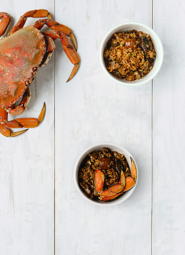 Steamed crab over glutinous rice, from China: The Cookbook