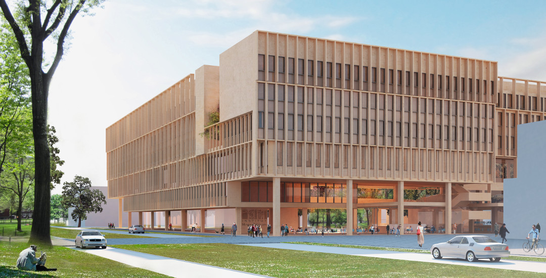 Renderings for Institut Mines-Télécom by Grafton Architects