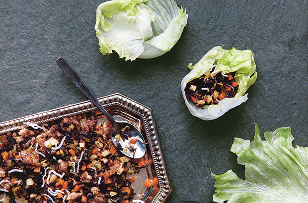 Lettuce Wrap with Dried Oysters from China The Cookbook