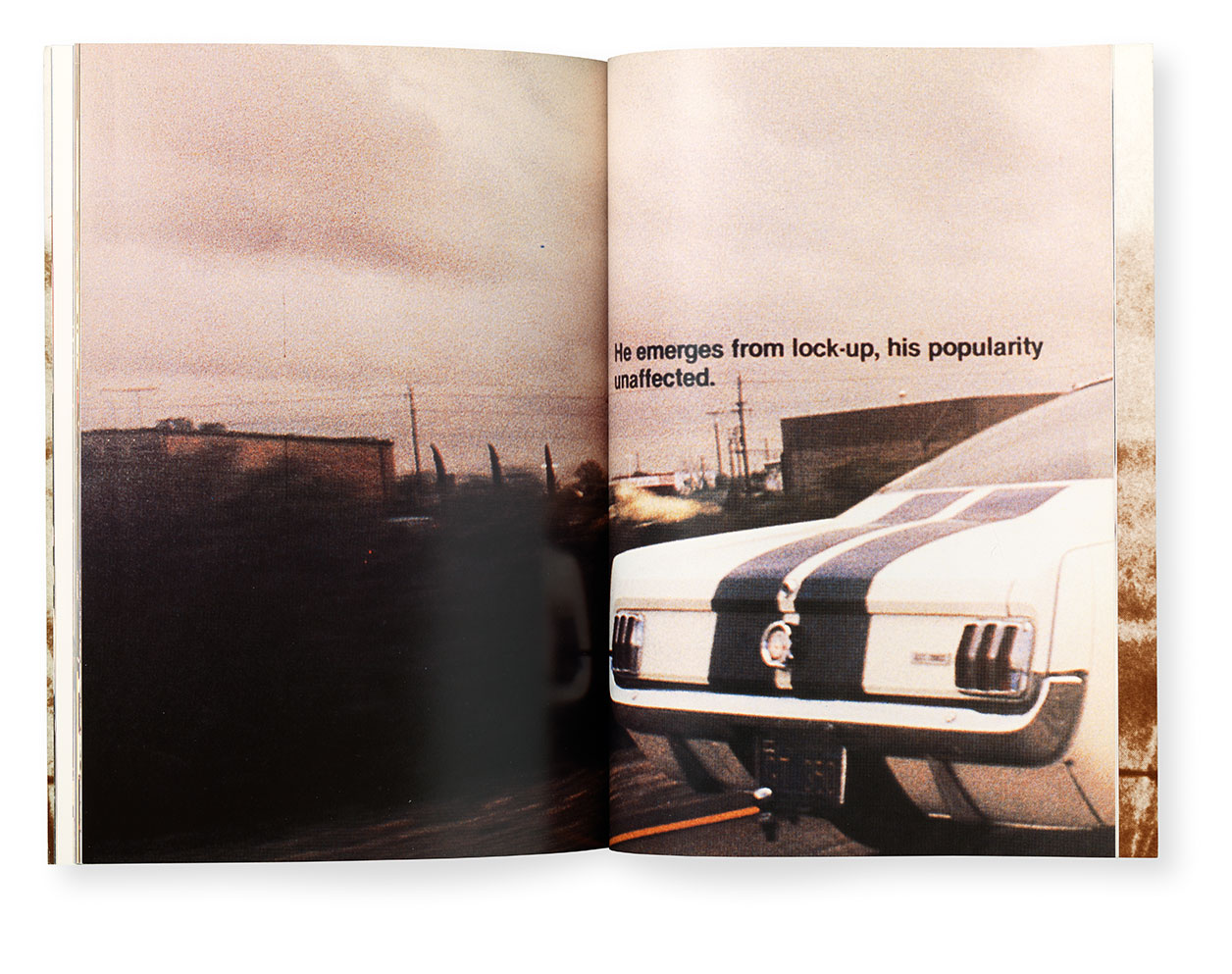A spread from Richard Prince (1988) by Richard Prince, as reproduced in Artists Who Make Books