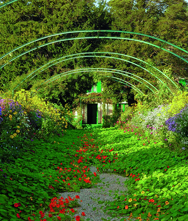 Claude Monet's garden at Giverny. As reproduced in The Gardener's Garden
