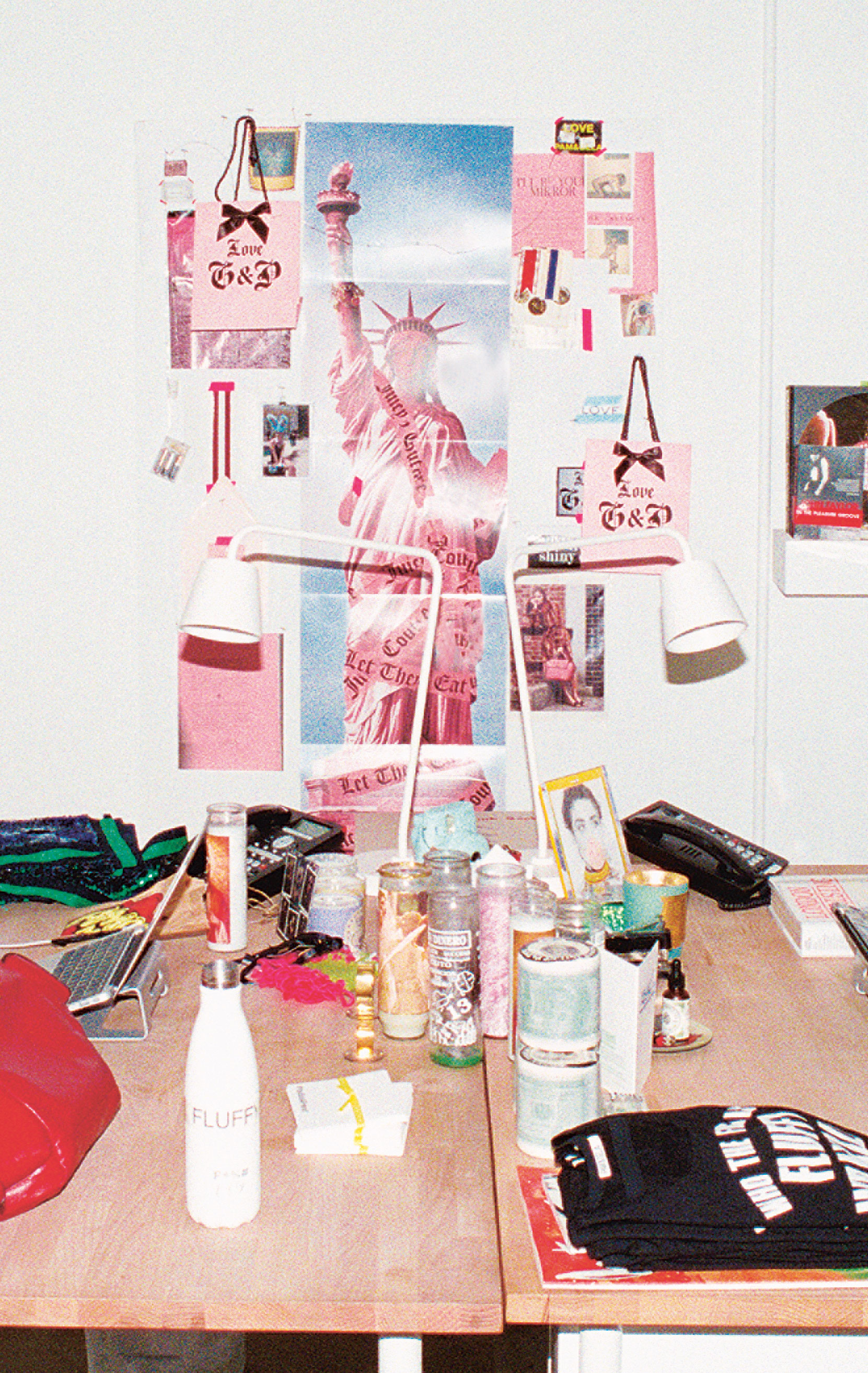 Inside Pam and Gela’s colorful studio. Photograph by Cameron McCool. From Fashion in LA