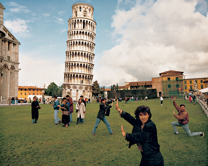 Martin Parr, Pisa, Italy from the series Small World (1987-1994)