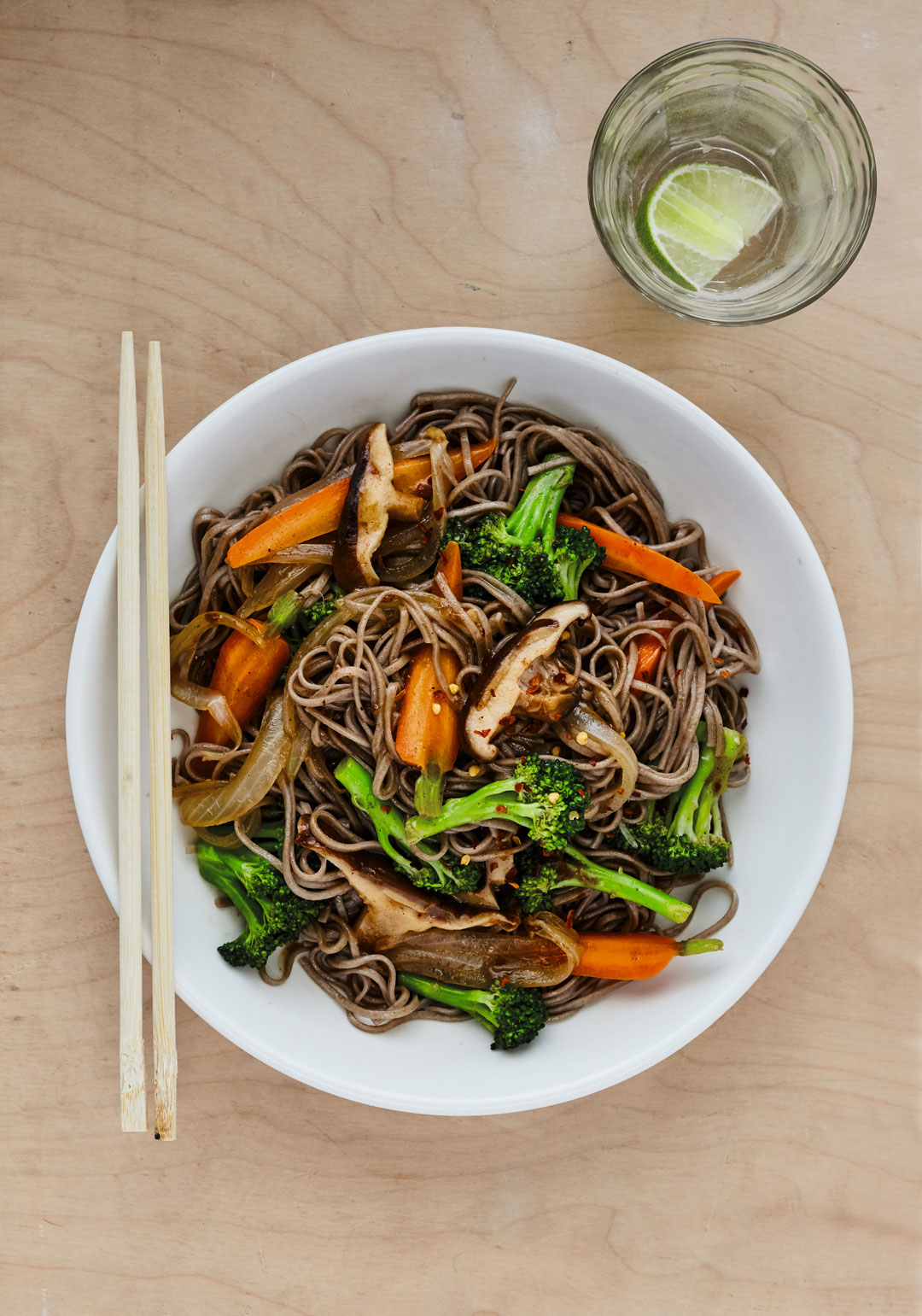 Five Spice Stir Fried Soba Noodles - from Vegan: The Cookbook