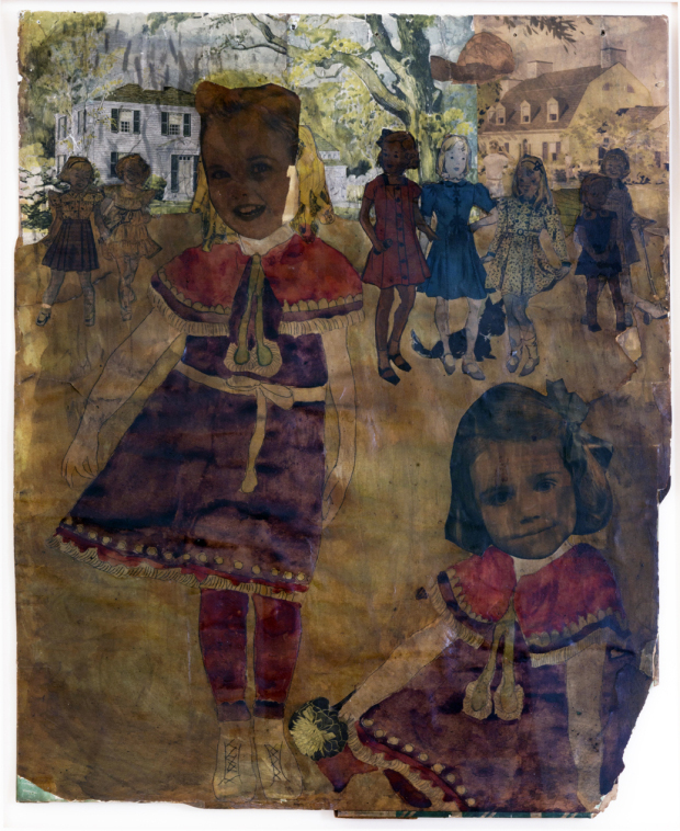 Untitled, n.d. by Henry Darger, courtesy of  Andrew Edlin Gallery