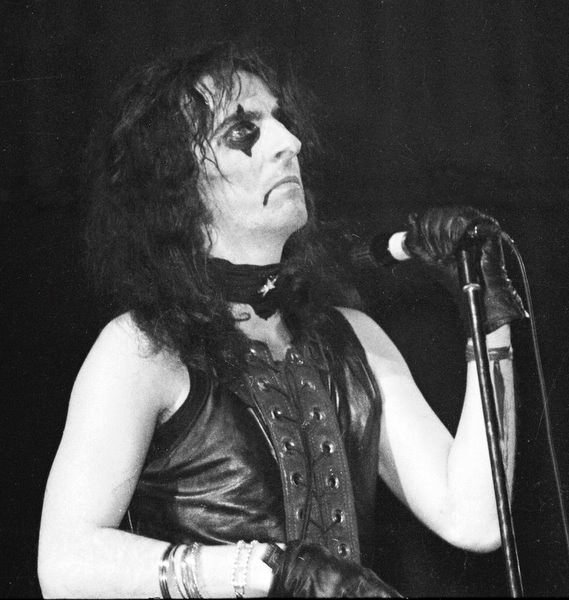 Alice Cooper at the Township Auditorium in Columbia, South Carolina in 1972. Photograph by Hunter Desportes, via Flickr