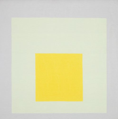 Josef Albers, Study for Homage to the Square: Impact, 1965. Oil on Masonite. 23 13/16 × 23 13/16 in. (60.5 × 60.5 cm). © 2020 The Josef and Anni Albers Foundation/Artists Rights Society (ARS), New York/DACS, London / Photo: Tim Nighswander/Imaging4Art