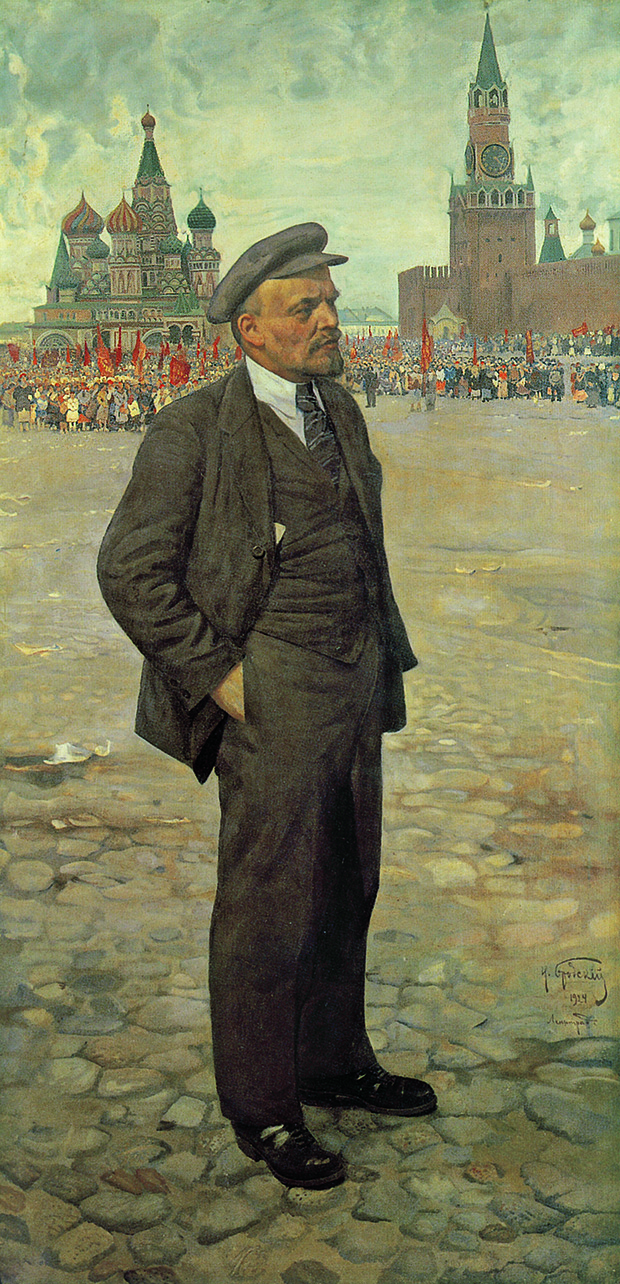 Lenin in Red Square by Isaak Brodsky, Russia, 1924. From 30,000 Years of Art