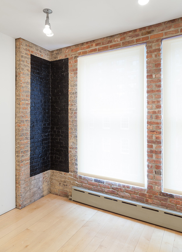 Andrea Longacre-White’s Dark Corner (2015) in Six Doors, at the Other Room, New York
