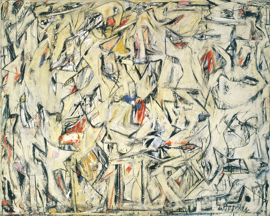 Excavation, 1950, by Willem de Kooning. Oil and enamel on canvas, The Art Institute of Chicago