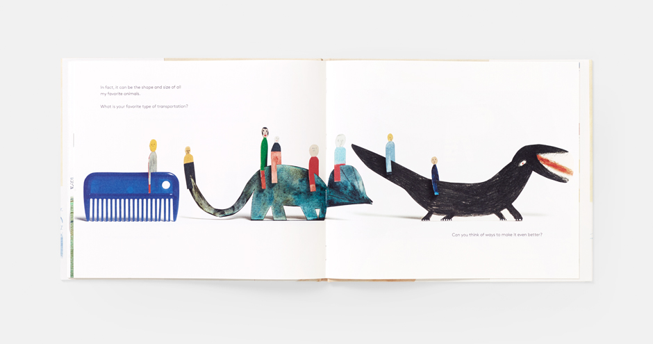 A spread from Laura's new Phaidon book, A World of Your Own