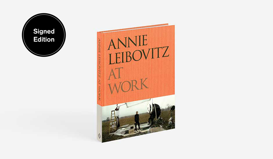 You can currently order a special signed edition of Annie Leibovitz At Work