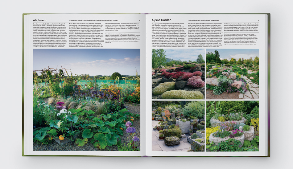 A spread from The Garden: Elements and Styles