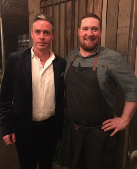 Aaron and Terrain executive chef Ryan Bloome