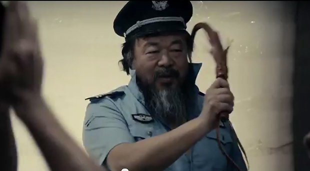Still from Ai Weiwei's Dumbass video