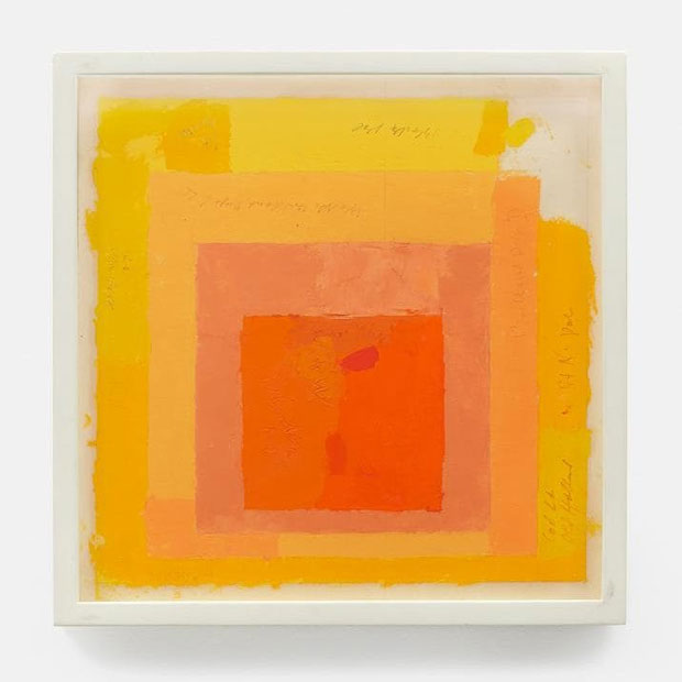 Josef Albers, Color study for Homage to the Square, n.d CREDIT: © 2017 THE JOSEF AND ANNI ALBERS FOUNDATION/ARTISTS RIGHTS SOCIETY (ARS), NEW YORK. COURTESY DAVID ZWIRNER, NEW YORK/LONDON.