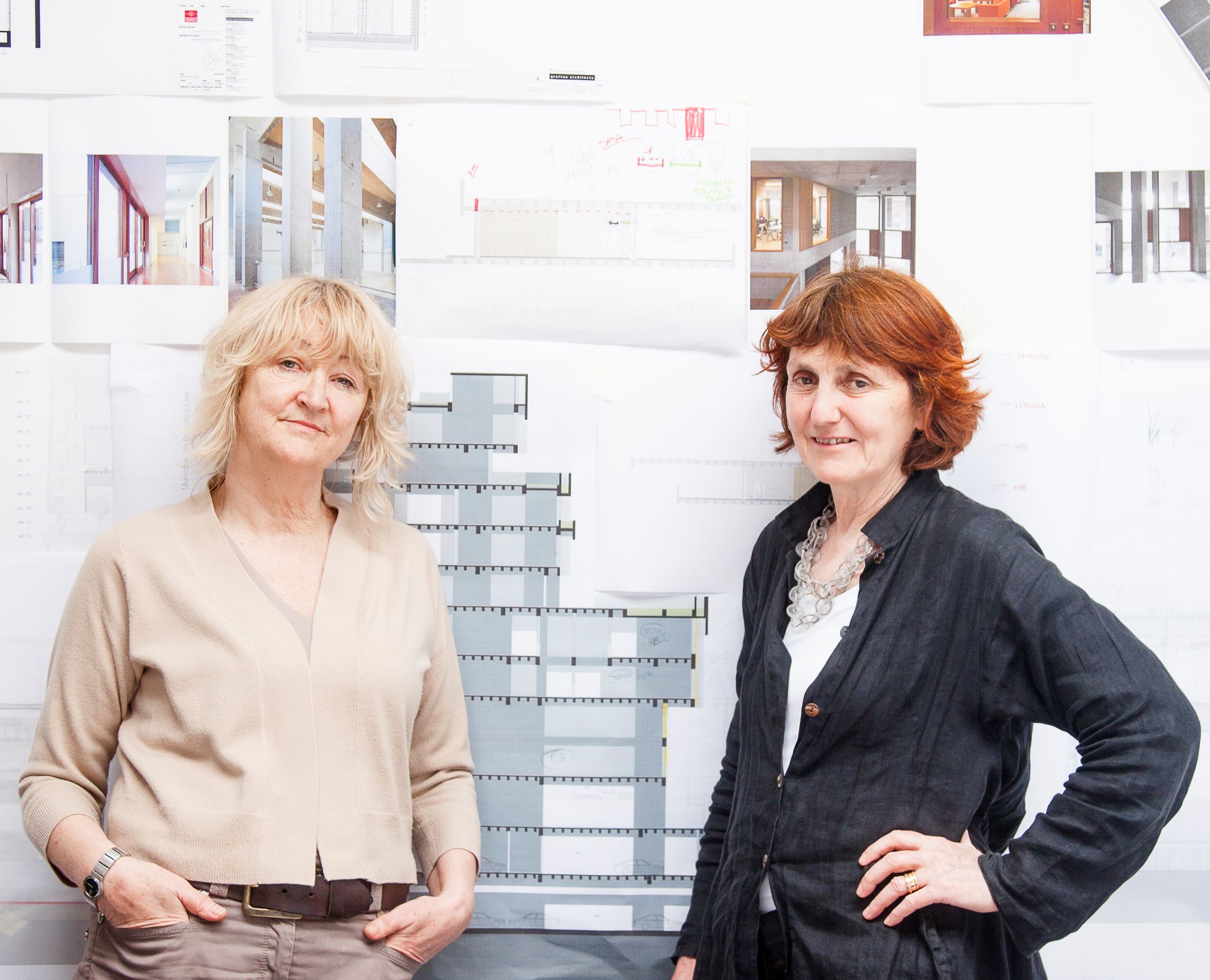 Yvonne Farrell and Shelley McNamara of Grafton Architects - photo by Alice Clancy