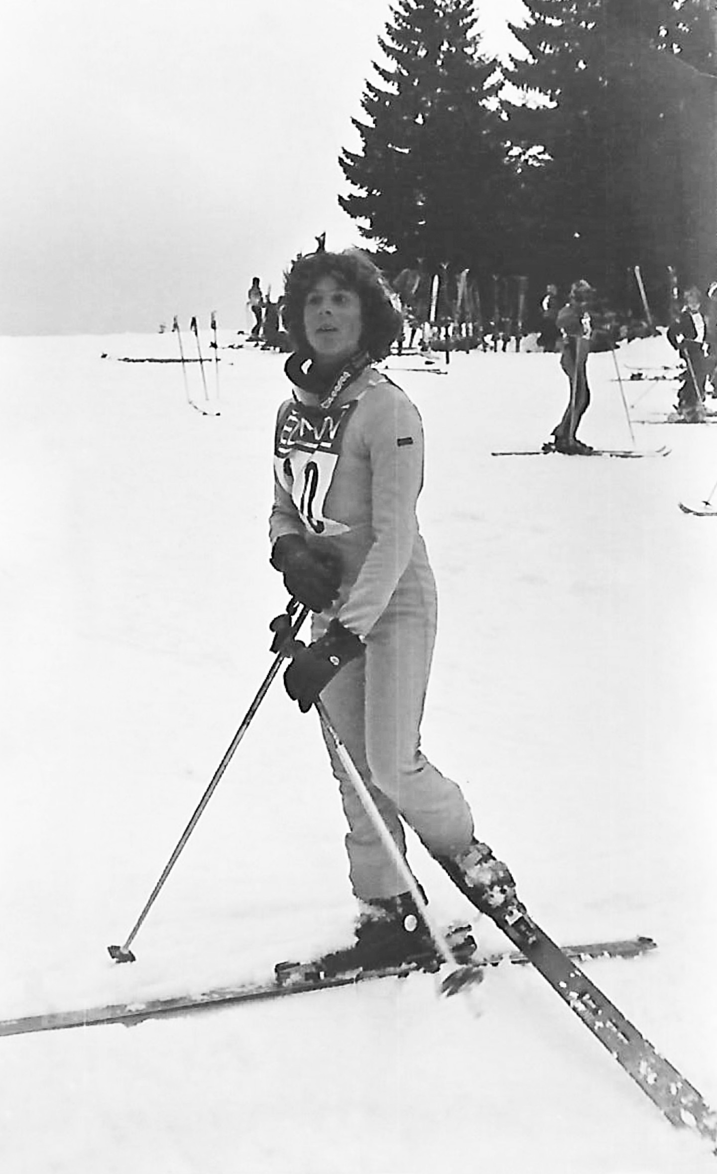Ana Roš back when she was a champion skier. Image courtesy of the chef