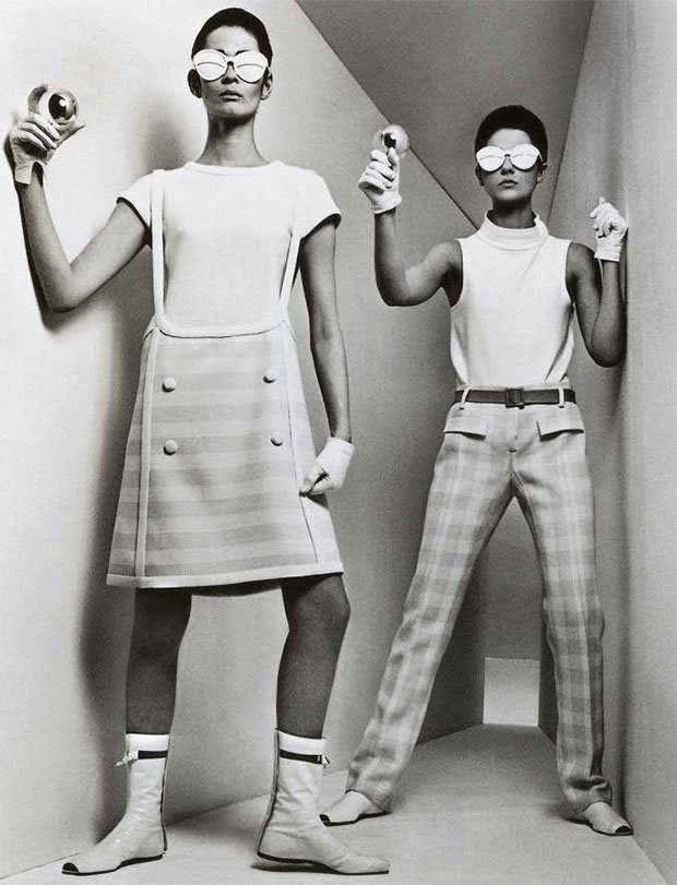 Andre Courreges - Space Age Designs 1964, photograph by William Klein from The Fashion Book 