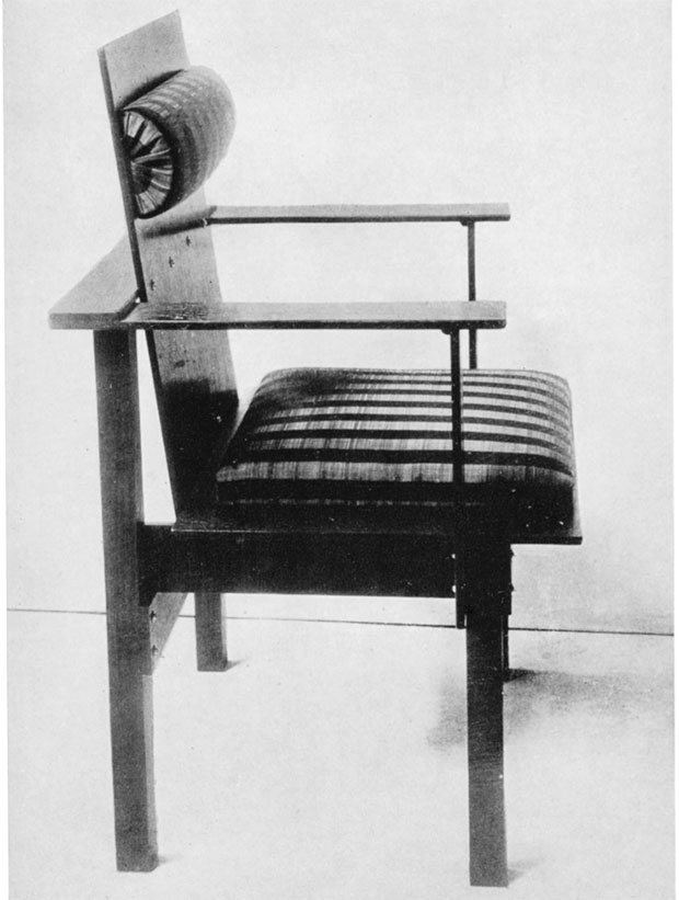 Armchair with plywood, 1922 by Marcel Breuer, which reflects his later interest in industrial design. From our new Breuer monograph