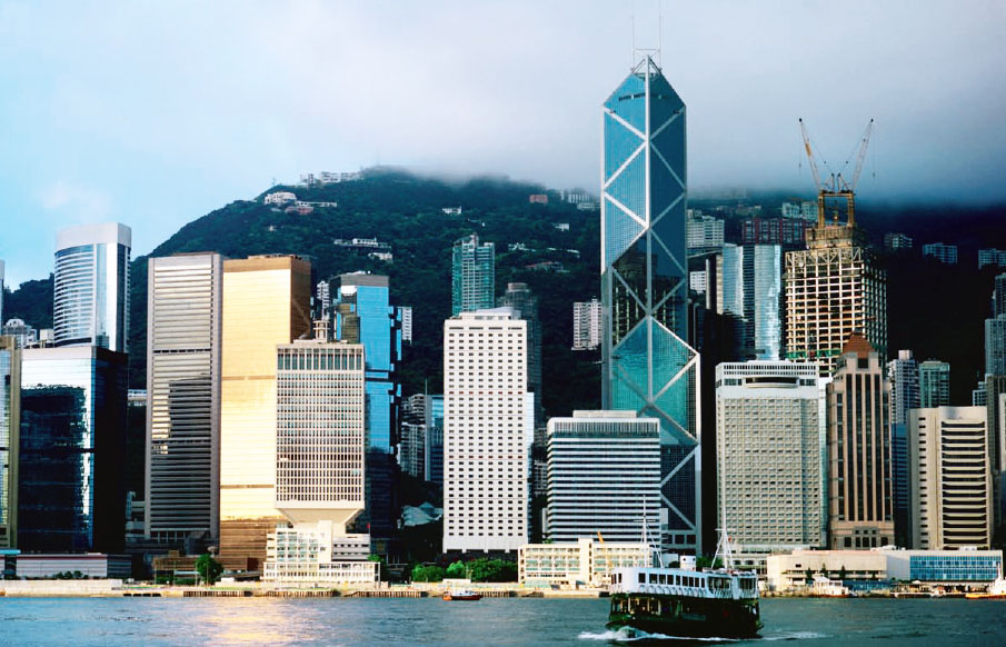 Bank of China Tower, Hong Kong (tallest building). As reproduced in 20th Century World Architecture The Phaidon Atlas