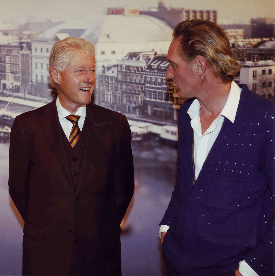 Clinton with Erik Kessels in Amserdam, November 2012. Image courtesy of Erik Kessels