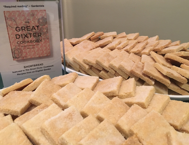 The shortbread, made using a Great Dixter Cookbook recipe, was delicious