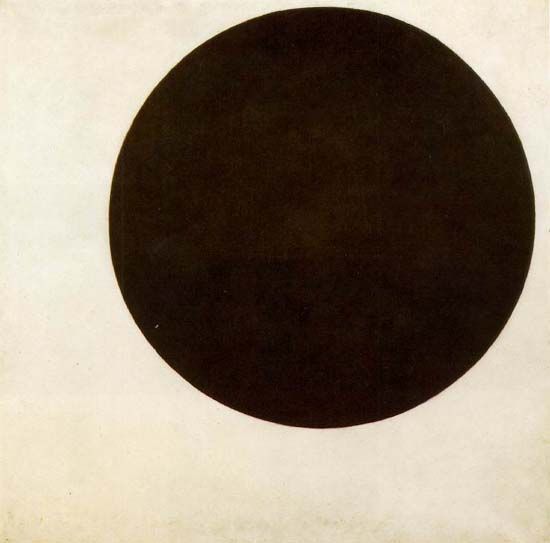 Black Circle (1915) by Kazimir Malevich. Image: public domain, courtesy of Wikimedia Commons