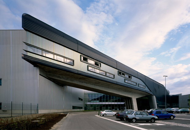 The BMW Factory Central Building, by Zaha Hadid, as featured in the Phaidon Atlas