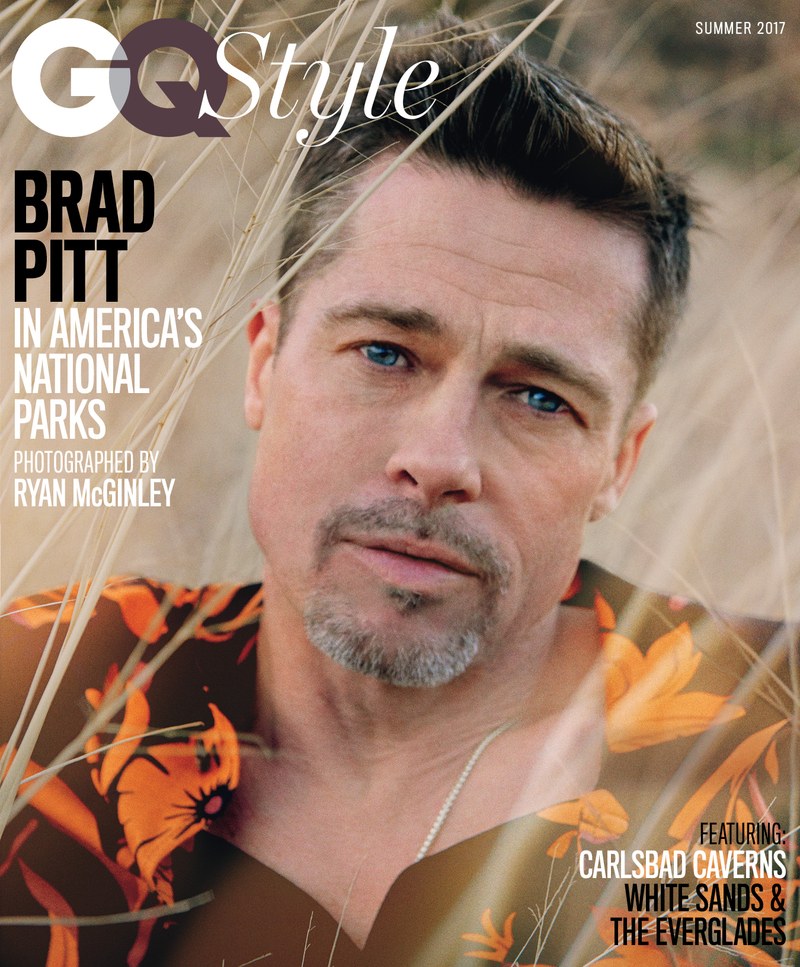 Brad Pitt on the cover of GQ Style
