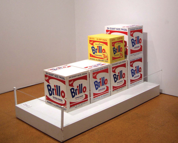 Brillo Boxes (1964) by Andy Warhol
