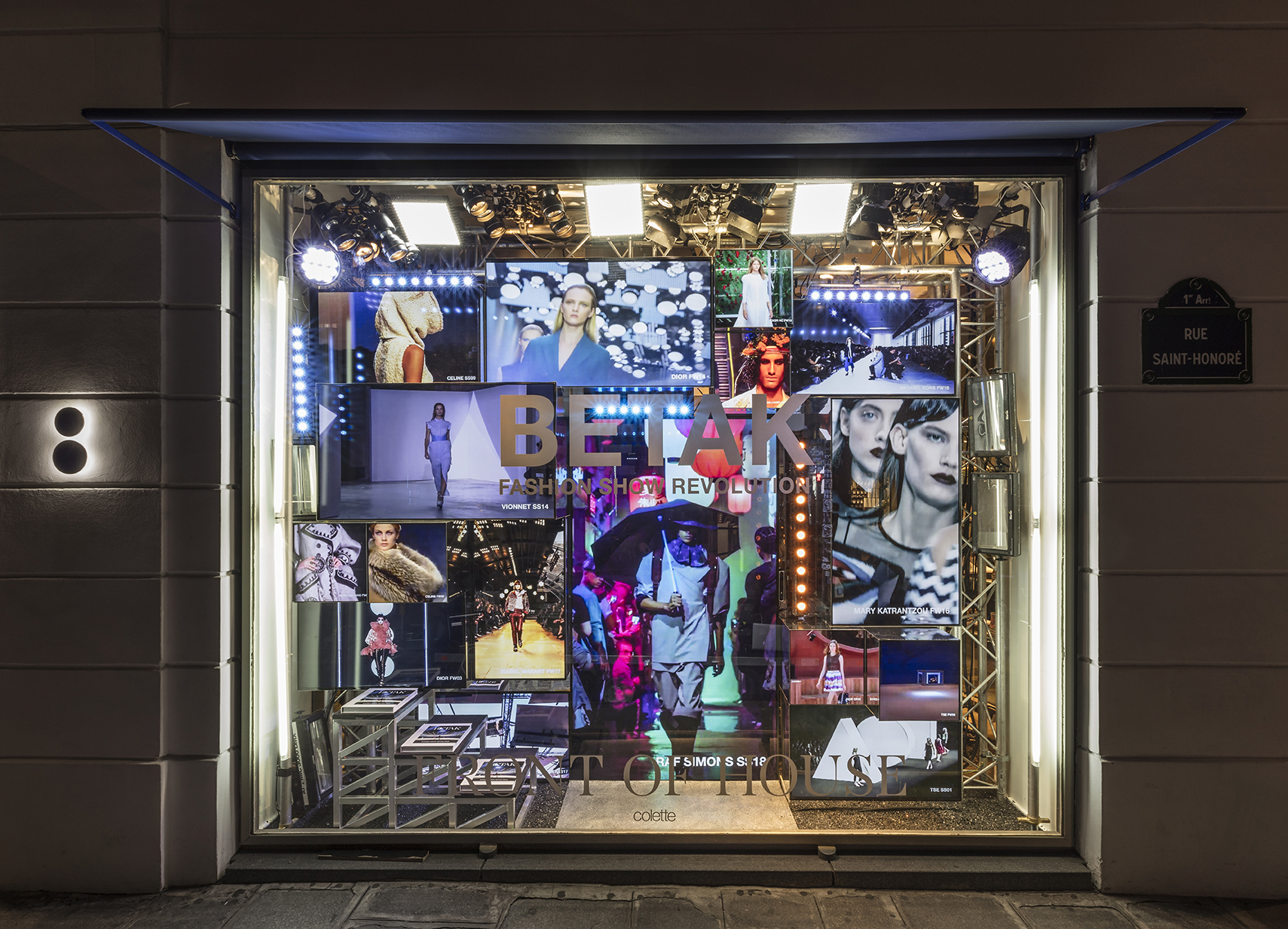 Colette's window display for Betak X Colette