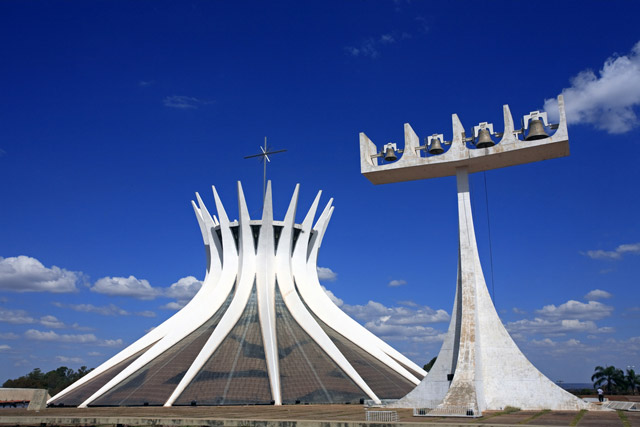The Cathedral of Brasilia by Oscar Niemeyer