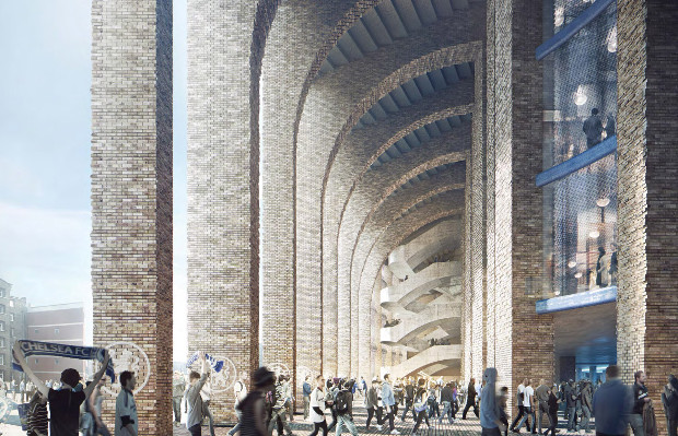 Herzog & de Meuron's renderings for the new Chelsea stadium