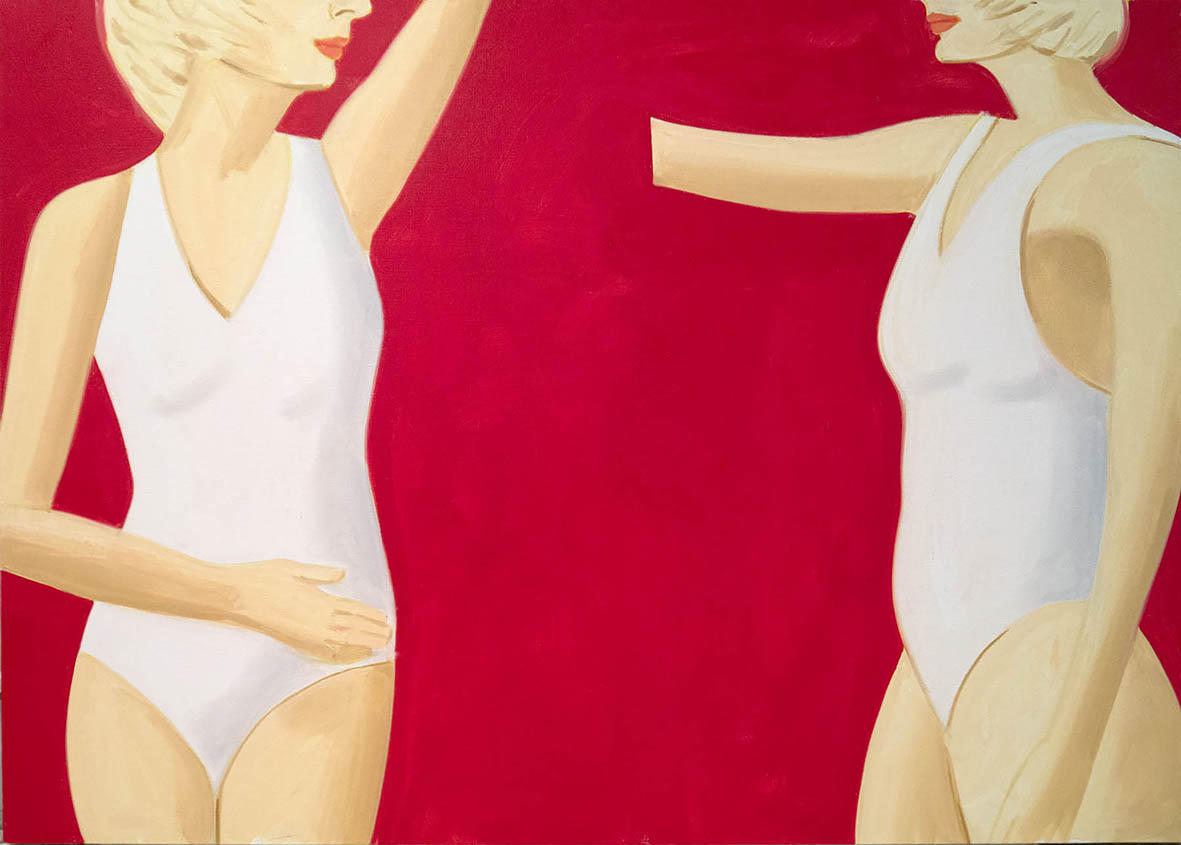 One of Alex Katz's Coca-Cola Girls. Image courtesy of the artist and Timothy Taylor