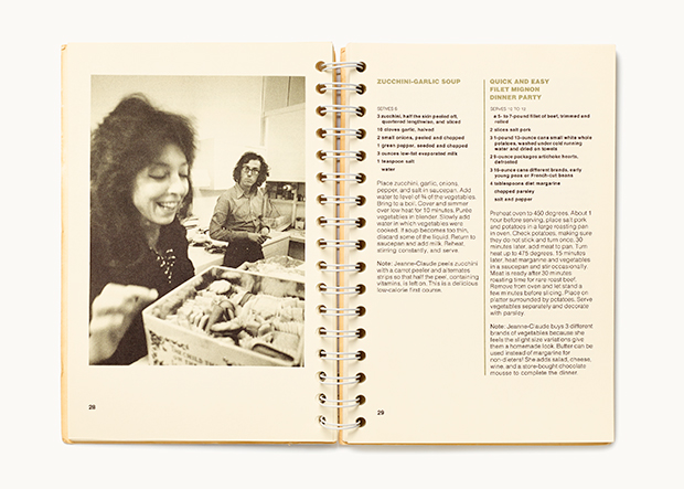 Christo and Jeanne-Claude's inclusion in Artists' Cookbook. As featured in The Cookbook Book.