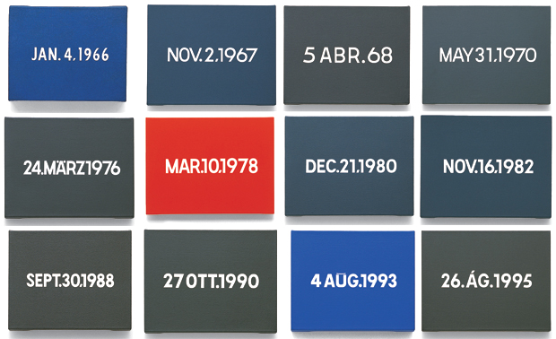 Image of On Kawara's Time series via Phaidon