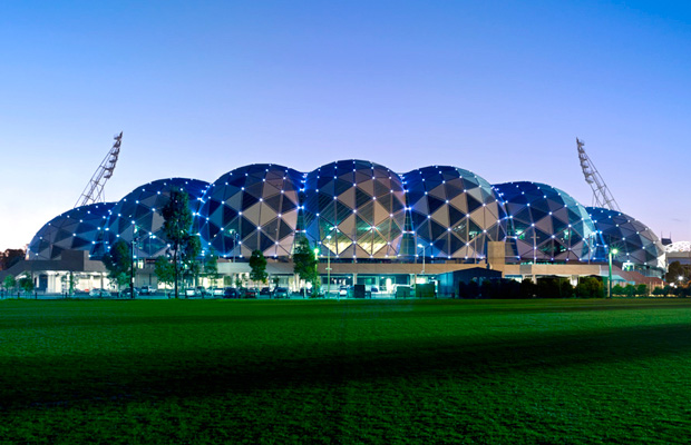 Cox Architecture, AAMI Stadium (2011), Melbourne, photographed by Dianna Snape