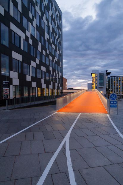 Copenhagen's Cykelslangen by Dissing Weitling