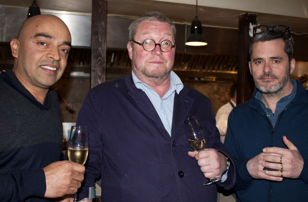 Fergus Henderson of St. John and party guests - photo Bonnie Beadle