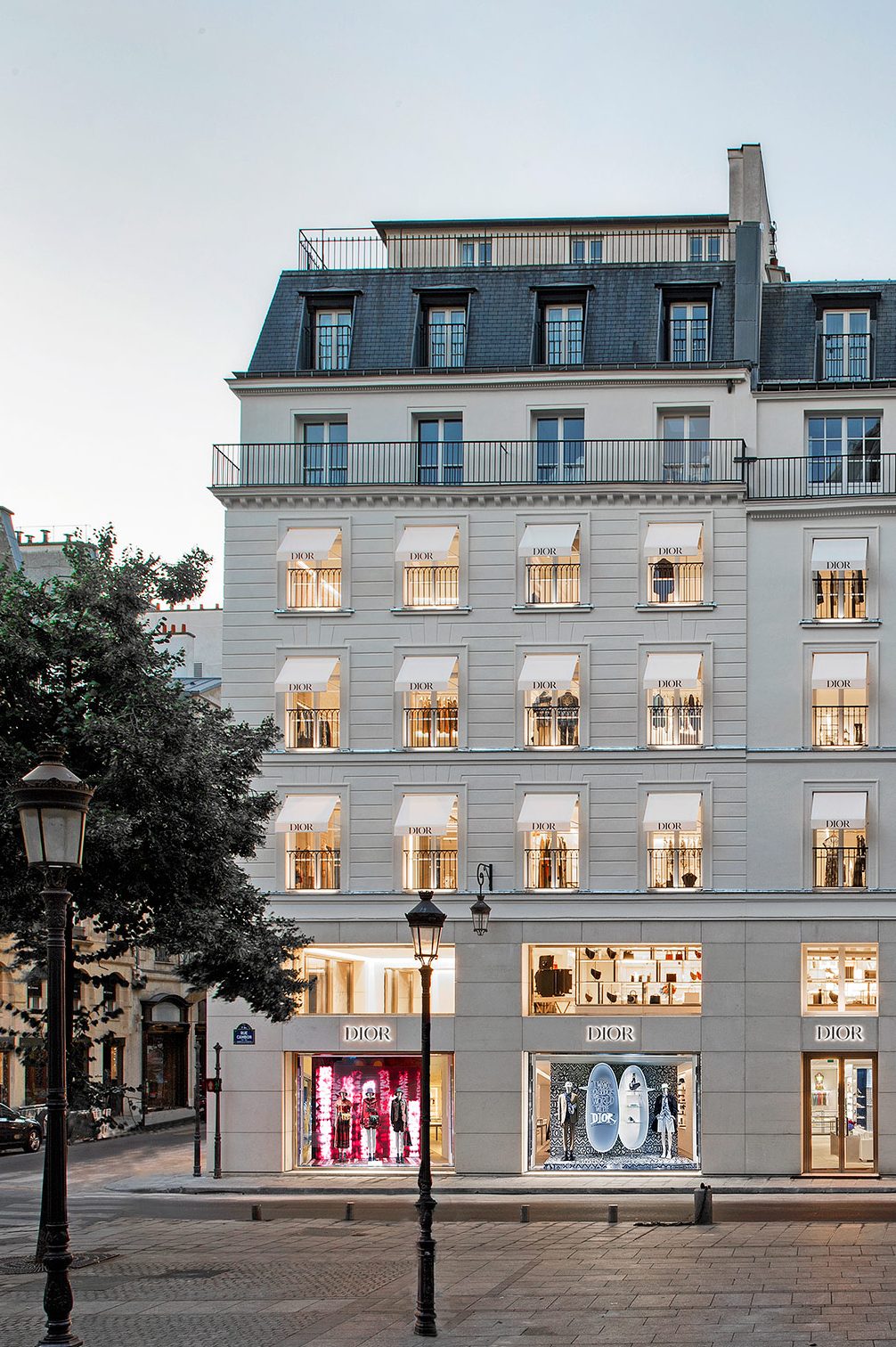 The new Dior store at rue Saint-Honoré. Image courtesy of Dior