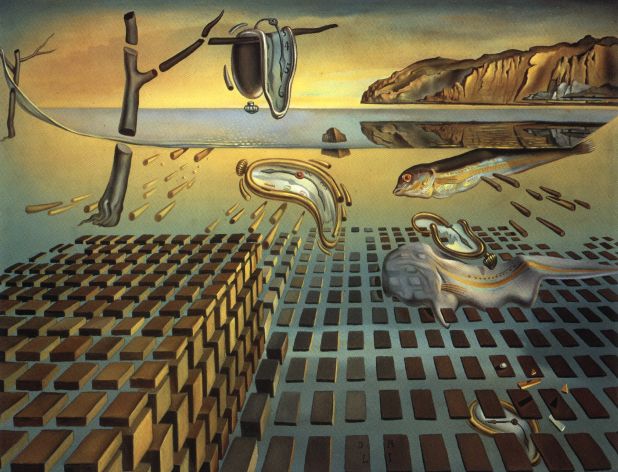 The Disintegration of the Persistence of Memory (1952-4) by Salvador Dalí