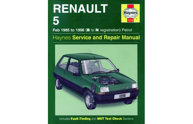 Haynes Manual, Renault 5