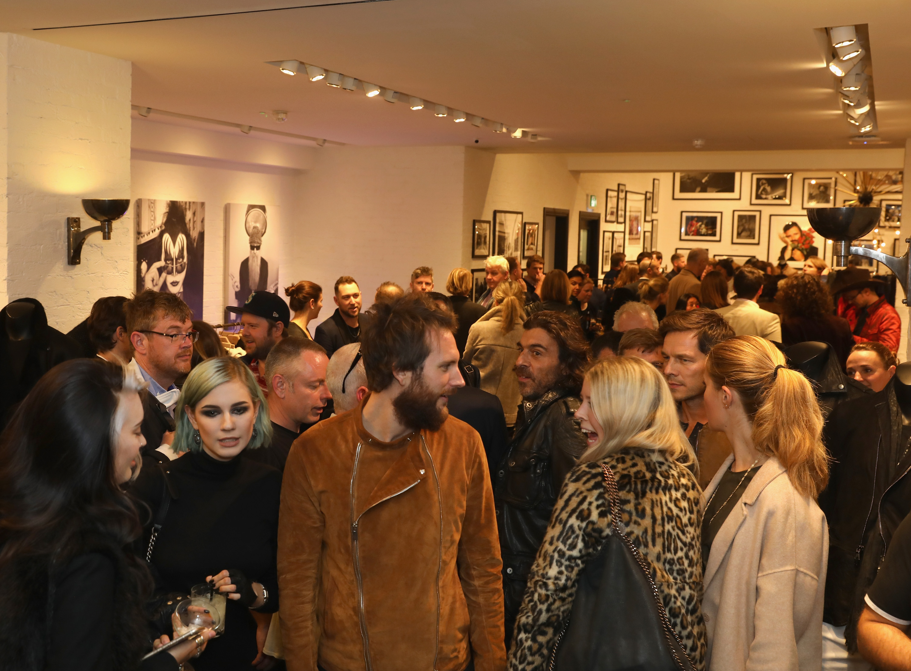 Guests at the Oh So Pretty Punk In Print launch at John Varvatos