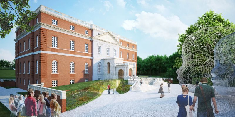 One of Donald Insall Associates and Diller Scofidio + Renfro's renderings for Clandon Park