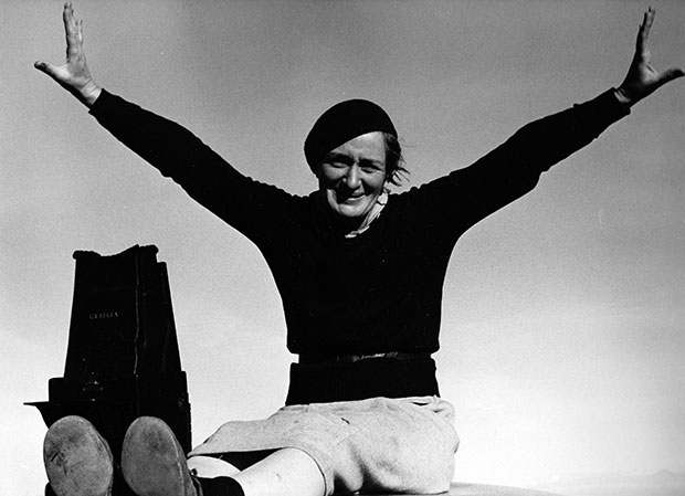 Dorothea Lange photographed by Rondal Partridge
